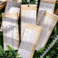 16pcs Lace Waltz Series Hand Tent Art Material Decoration Pack