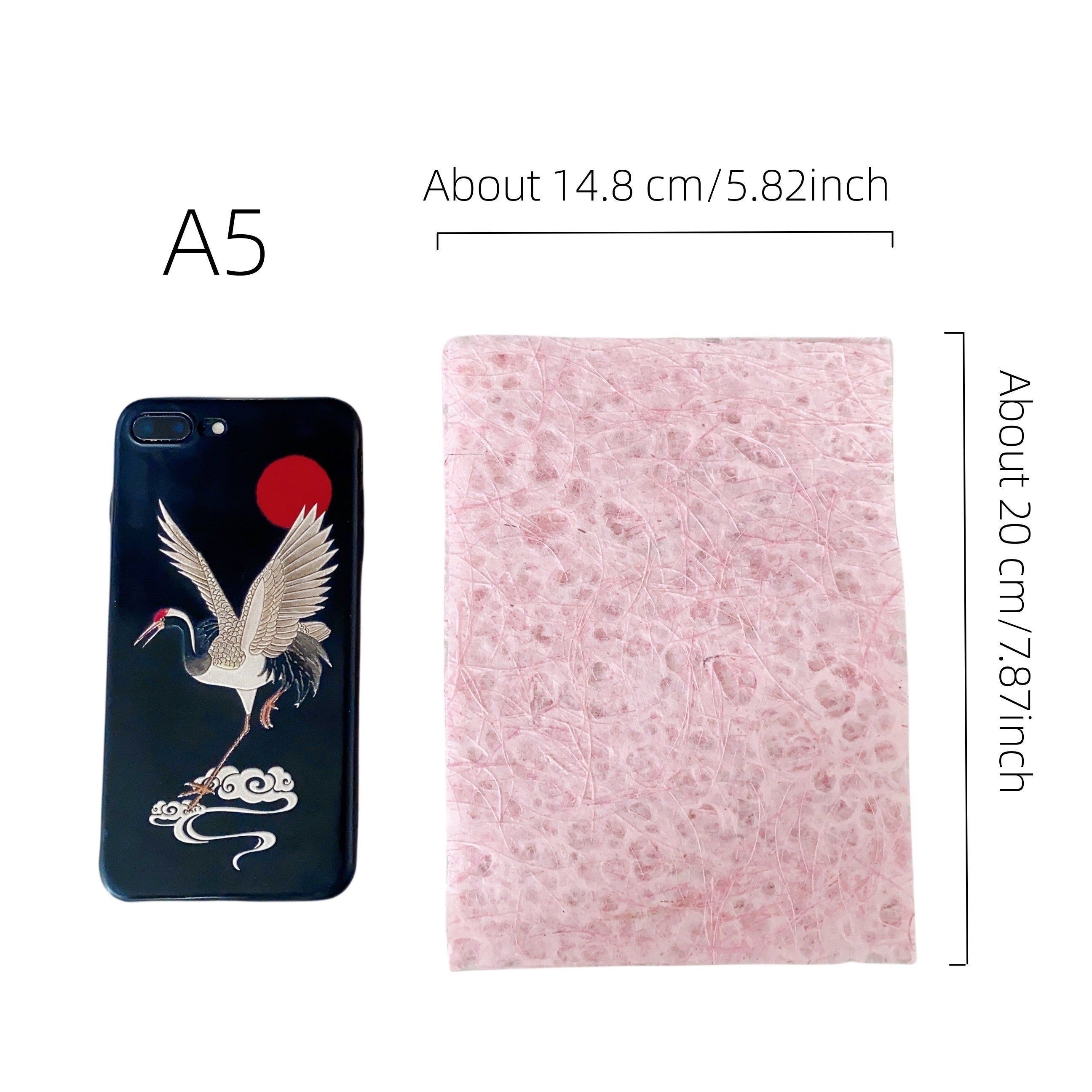 9sheets A5 Colorful Hollow Tissue Paper Texture Paper Fancy Card Pack