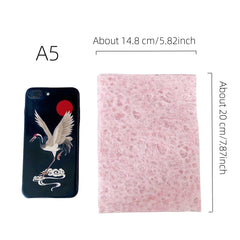 9sheets A5 Colorful Hollow Tissue Paper Texture Paper Fancy Card Pack