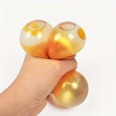 Soft Glue Water Golden Egg Vent Ball Toy