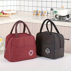 Insulated Lunch Box Bag Aluminum Foil Bento Cooler Handbag for Work & Out