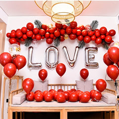 Love Shaped Balloon Champagne Wedding Decor