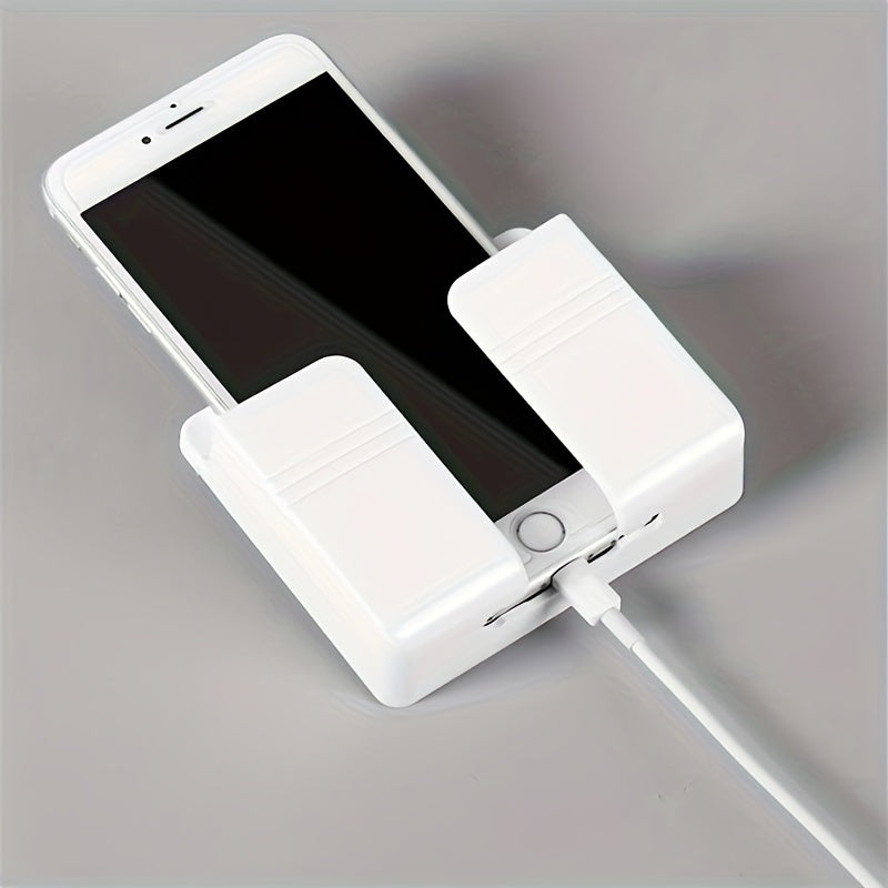 Wall-mounted Storage Rack Adhesive Phone Charging Bracket