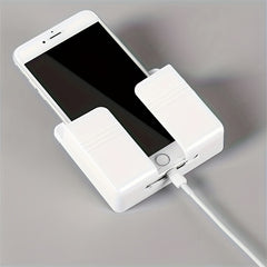 Wall-mounted Storage Rack Adhesive Phone Charging Bracket