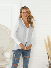 Solid Zipper Casual Long Sleeve Jacket Women's Coat