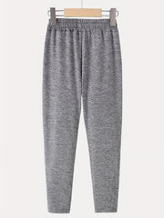 Stylish Deer Print Boys Casual Soft Comfortable Long Pants For Spring And Autumn