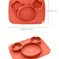 Crab Silicone Plate for Kids