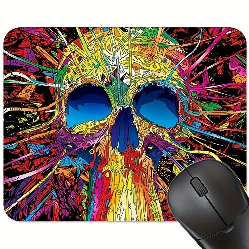 Skull Rubber Office Desk Mat Non-slip Mouse Pad