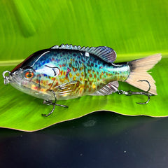 1pc 57g 2.01oz Bionic Fishing Lure 2 Segmented Swimbait Hard Baits