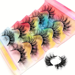 5 Pairs 8D Layer Thick Volume False Eyelashes for Party Makeup