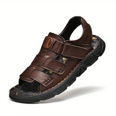 Men's Hook And Loop Sandals Non Slip Beach Shoes Summer