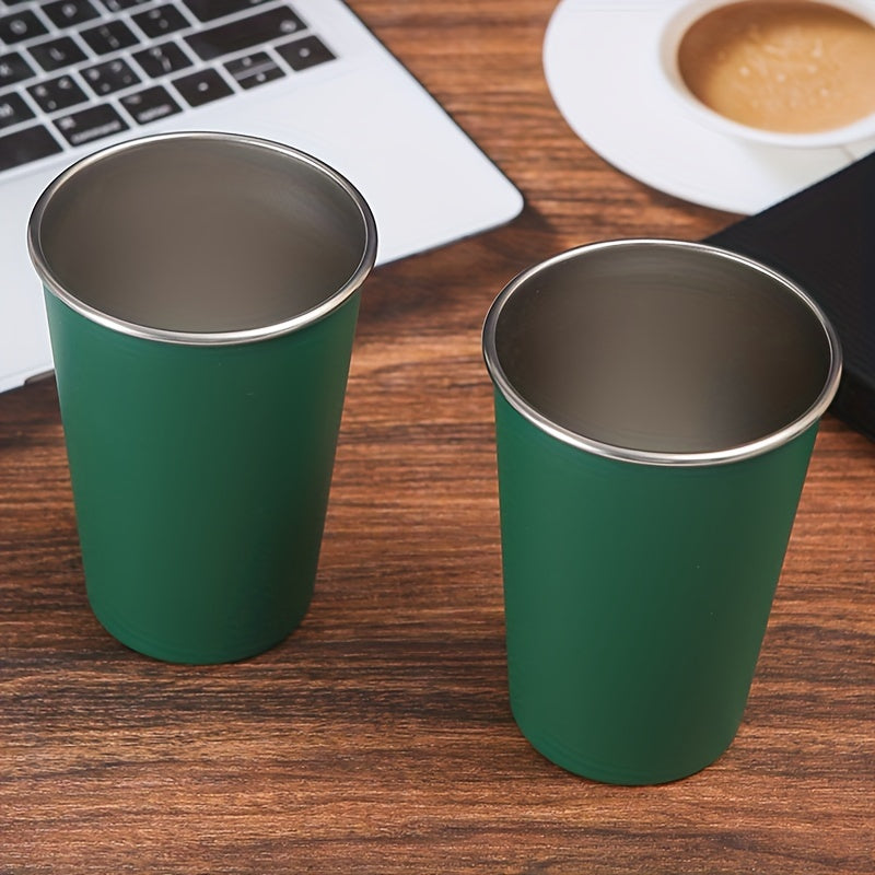 500ml Stainless Steel Beer Cup for Outdoor Camping