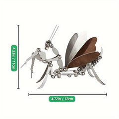Stainless Steel Mechanical Mantis Ornament