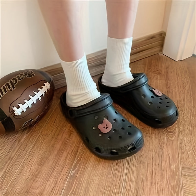 Women's Bear Clogs Slip On Slide Shoes Sandals