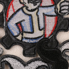 7pcs Beard Embroidery DIY Patch Creative Accessories for Clothes Backpack Hat