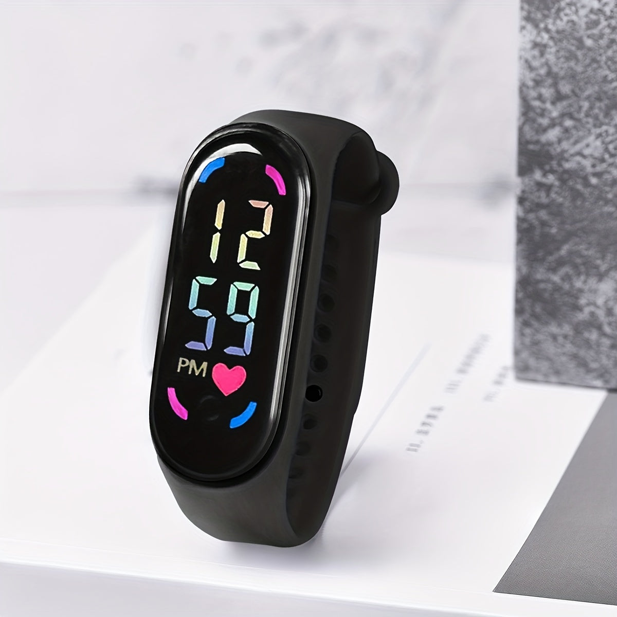Touch Screen Tracker Silicone Sports Watch for Kids