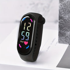 Touch Screen Tracker Silicone Sports Watch for Kids