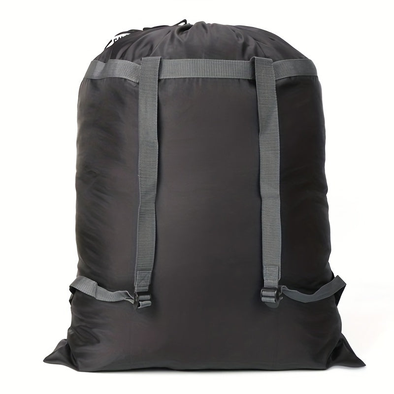 Waterproof Polyester Backpack Laundry Bag for Camping and Travel