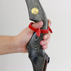 Archery Finger Tabs Leather Thumb Ring Adjustable
