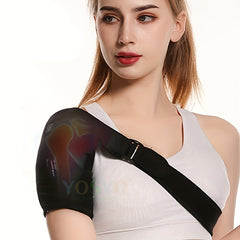 Adjustable USB Heating Shoulder Pad Hot Compress Vibration Massage