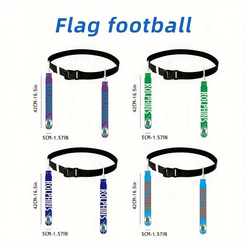 Dolphin Waist Flag Rugby Football Flag With Buckle