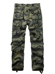 Men's Camo Cargo Work Pants with Pockets