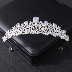 Golden Crystal Wedding Tiara Vintage Bridal Crown