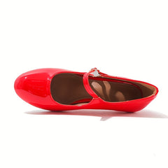 Women's Hollow Out Pumps Ankle Strap Shoes
