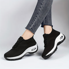 Women's Mesh Air Cushion Sports Shoes Lightweight Travel Walking Shoes
