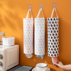 Wall Mounted Storage Bag Grocery Shopping Bag Dispenser