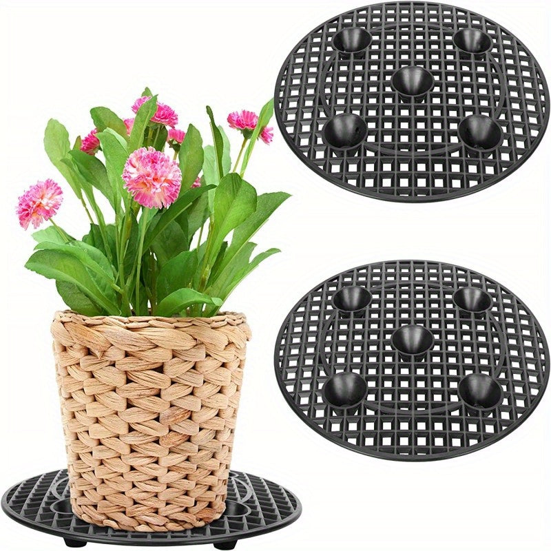 6pcs Big Plant Stands 30 48 Cm Patio Deck Floor Protector Plant Pot Elevator