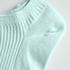 6 Pairs No Show Socks Breathable Low Cut Ankle Sock for Women