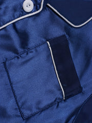 Boys Casual Pajamas Set Short Sleejsonves Tops & Bottoms