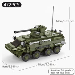 472pcs VN22 Tank Building Blocks Toy Set