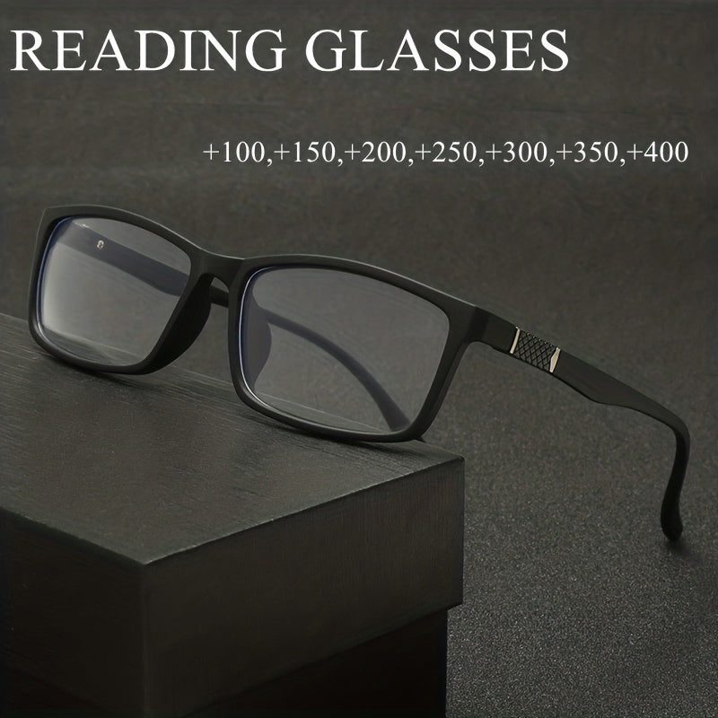 Men's Full Frame Anti Light Glasses 1.0-4.0