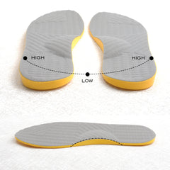O-shaped Leg Gait Correction Insoles High Outer Inner Low Insoles