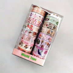 16 Rolls Golden Foil Hand Account & Tape Set for Planners Scrapbooks