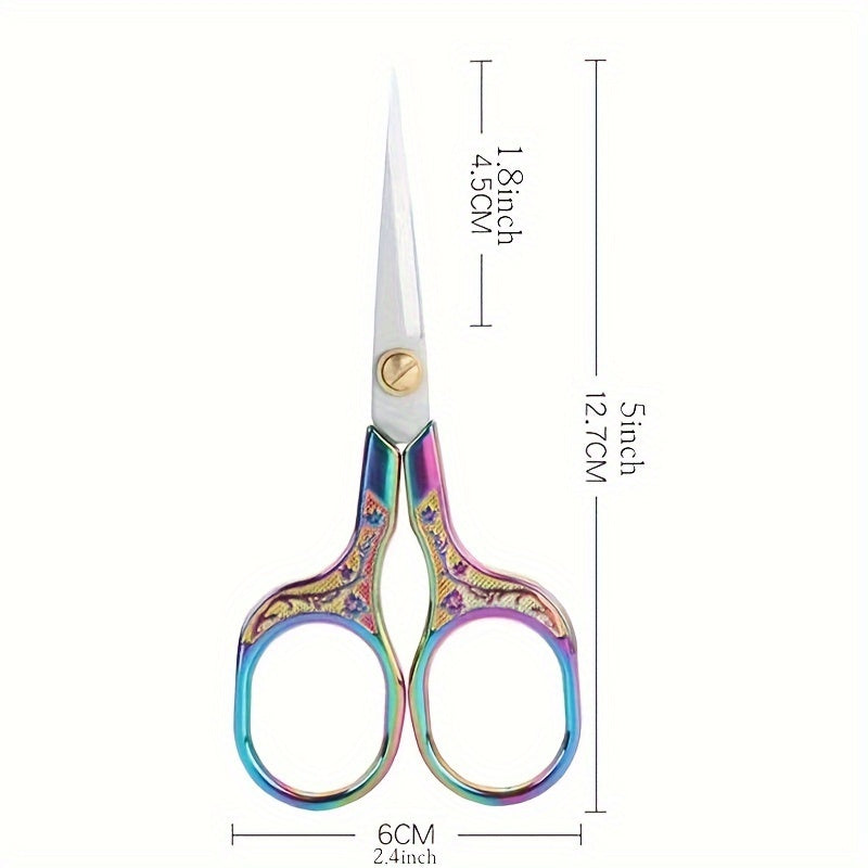 Plum Vintage Stainless Steel Household Scissors