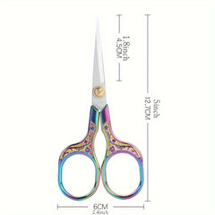 Plum Vintage Stainless Steel Household Scissors