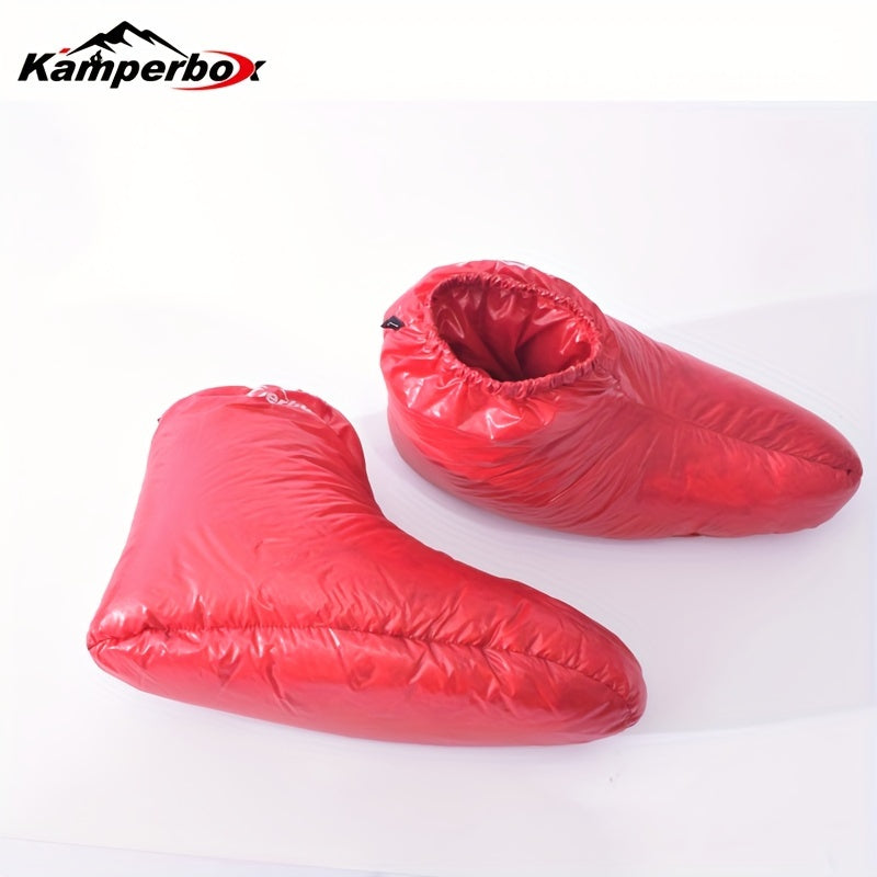 Kamperbox Down Slippers Down Socks Camping Down Booties For Sleeping Bag