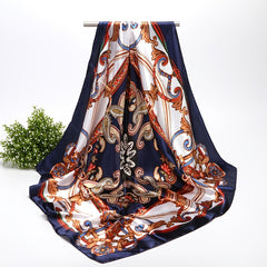 Satin Silk Large Square Scarf