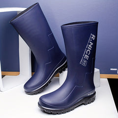 Men High Top Waterproof Rain Boots for Outdoor Walking Fishing