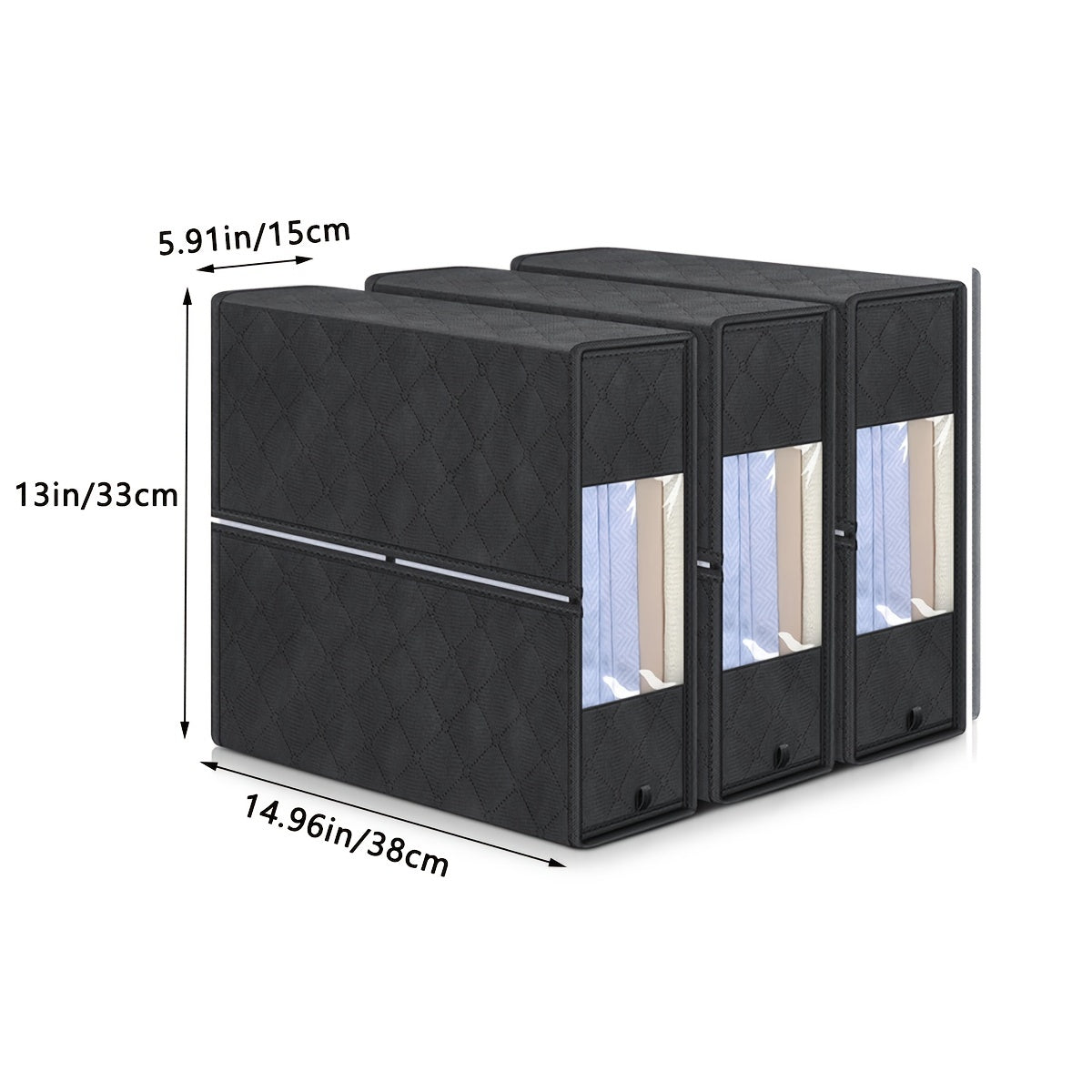 Foldable Bedding Storage Box Large Capacity Organizer for Bedding Sets