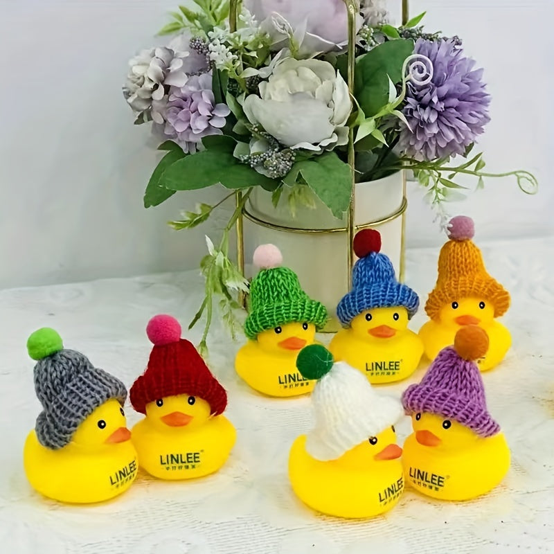 Christmas Mini Yarn Cap Bottle Cap DIY Doll Decoration