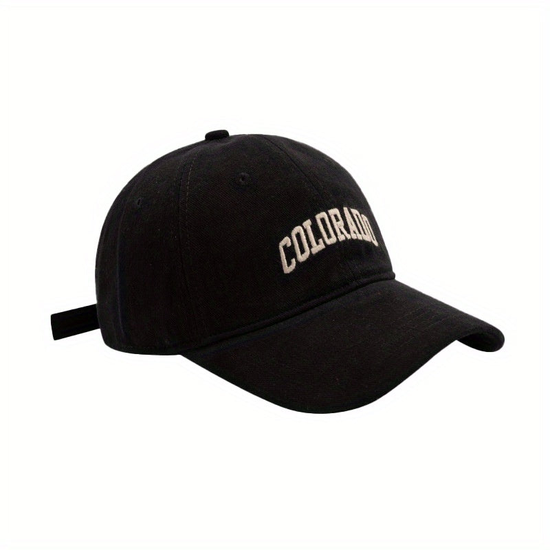 Men's Retro Alphabet Embroidered Cap Sunshade Baseball Cap
