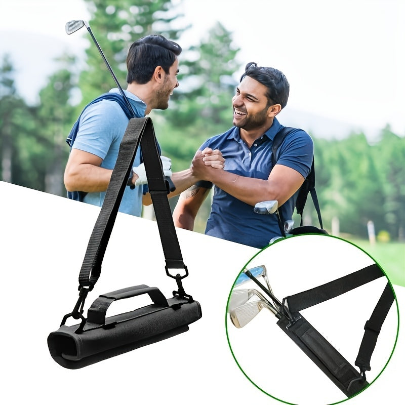Lightweight Golf Club Bag w/ Shoulder Strap, Foldable Travel Bag