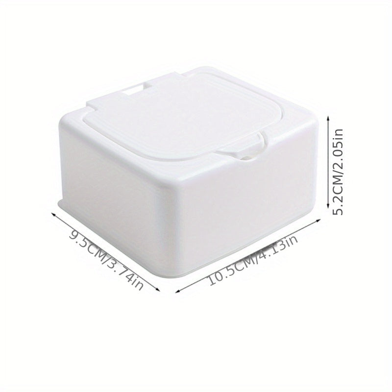 Cosmetic Swab Storage Box With Lid
