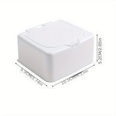 Cosmetic Swab Storage Box With Lid