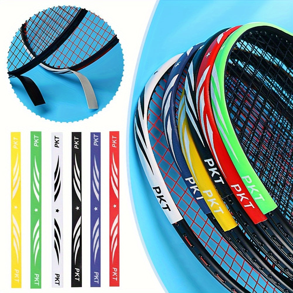 6pcs Badminton Racket Head Protector Scratch/Wear Resistant Frame Tape