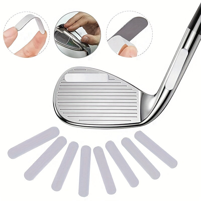 Plastic Weighted Lead Strips for Improved Golf Swing